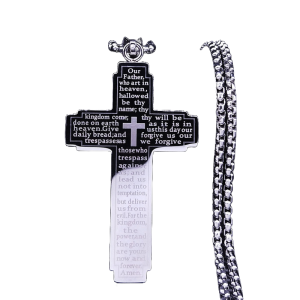 Steel Prayer - Pingente de Cruz ( Pague 1 Leve 2 )