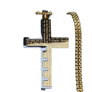 Divine Charm - Pingente da Cruz de Jesus Cristo ( Pague 1 Leve 2 )
