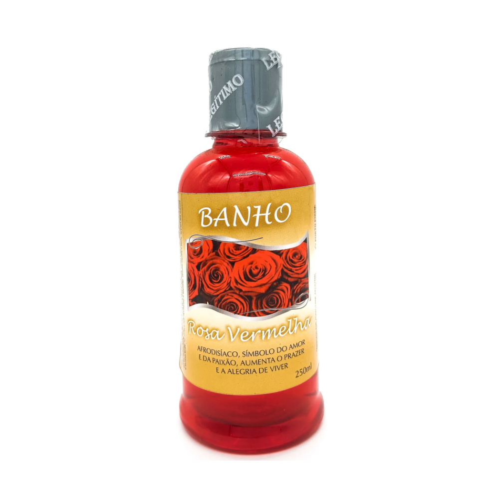 Banho Líquido Rosa Vermelha - 250ml