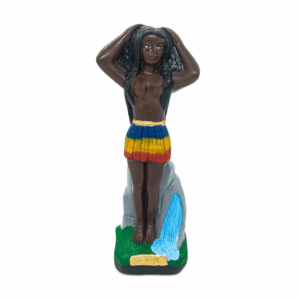 Cabocla Iara de gesso 20cm estátua