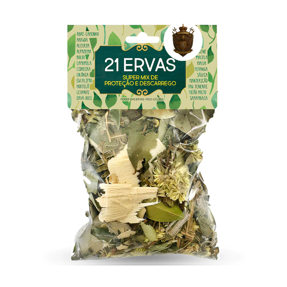 Banho Erva Seca Premium 25G 21 Ervas