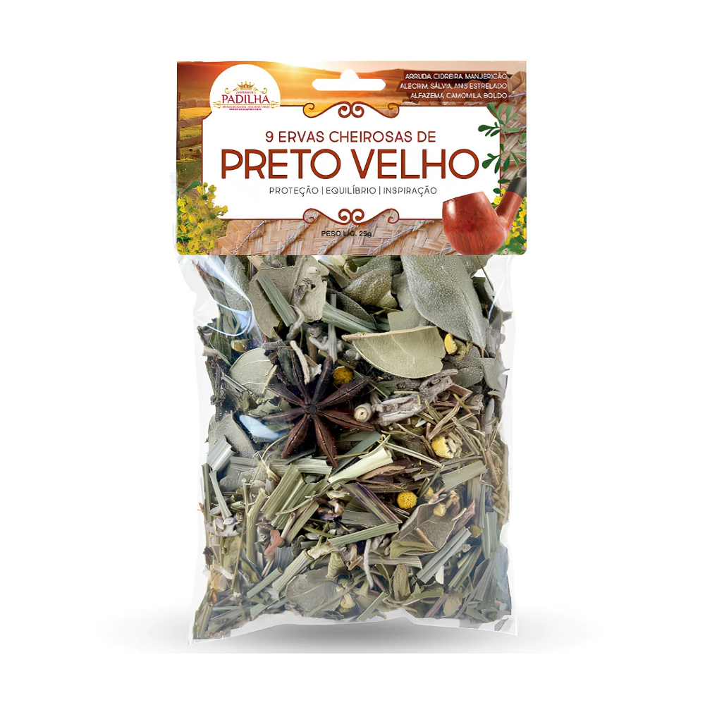 Banho Erva Seca Premium 25G Preto Velho