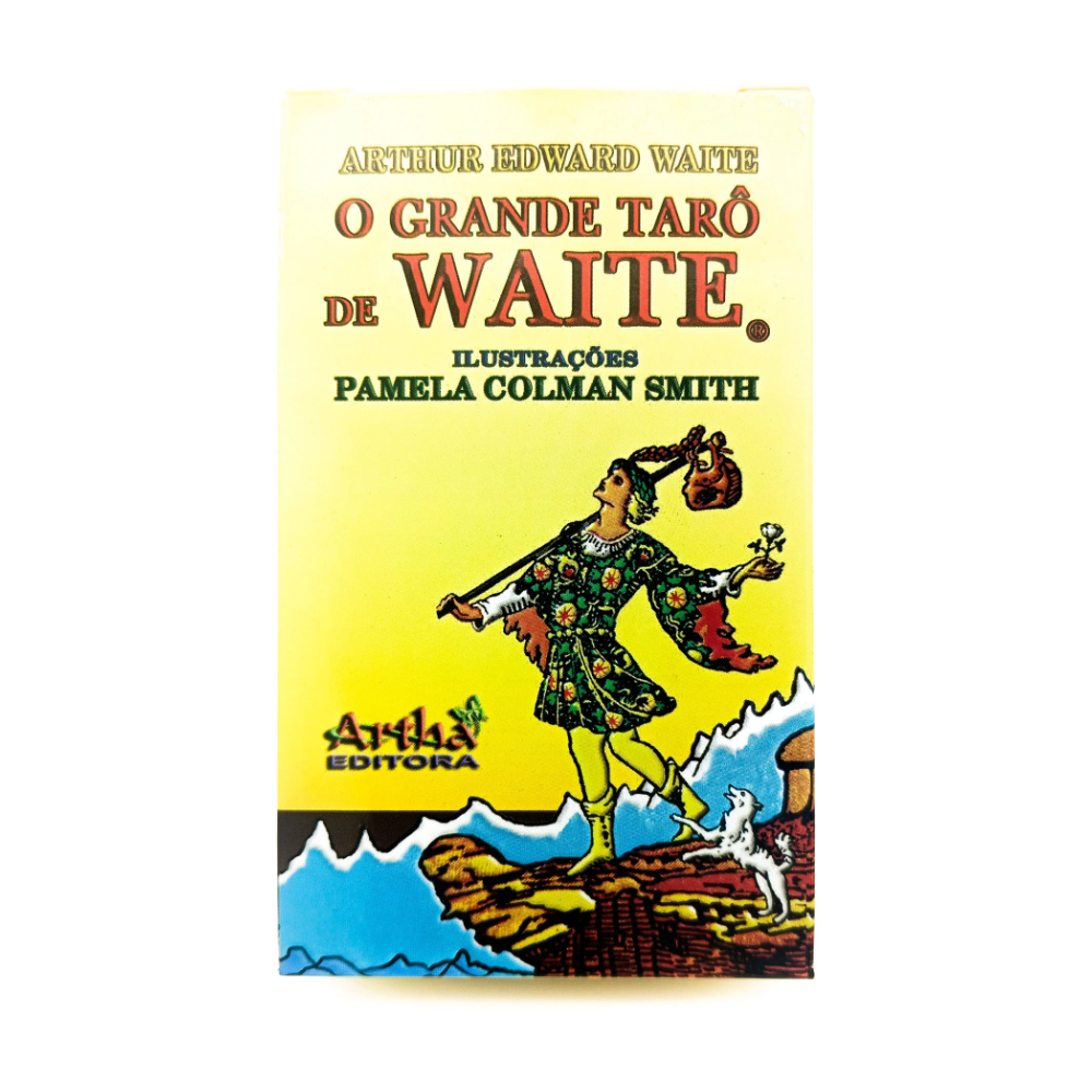Tarot Arcanos Maiores Waite Com 22 Cartas Plásticas + Manual
