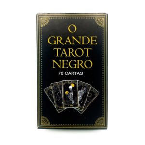 Baralho O Grande Tarot Negro Com 78 Cartas + Manual