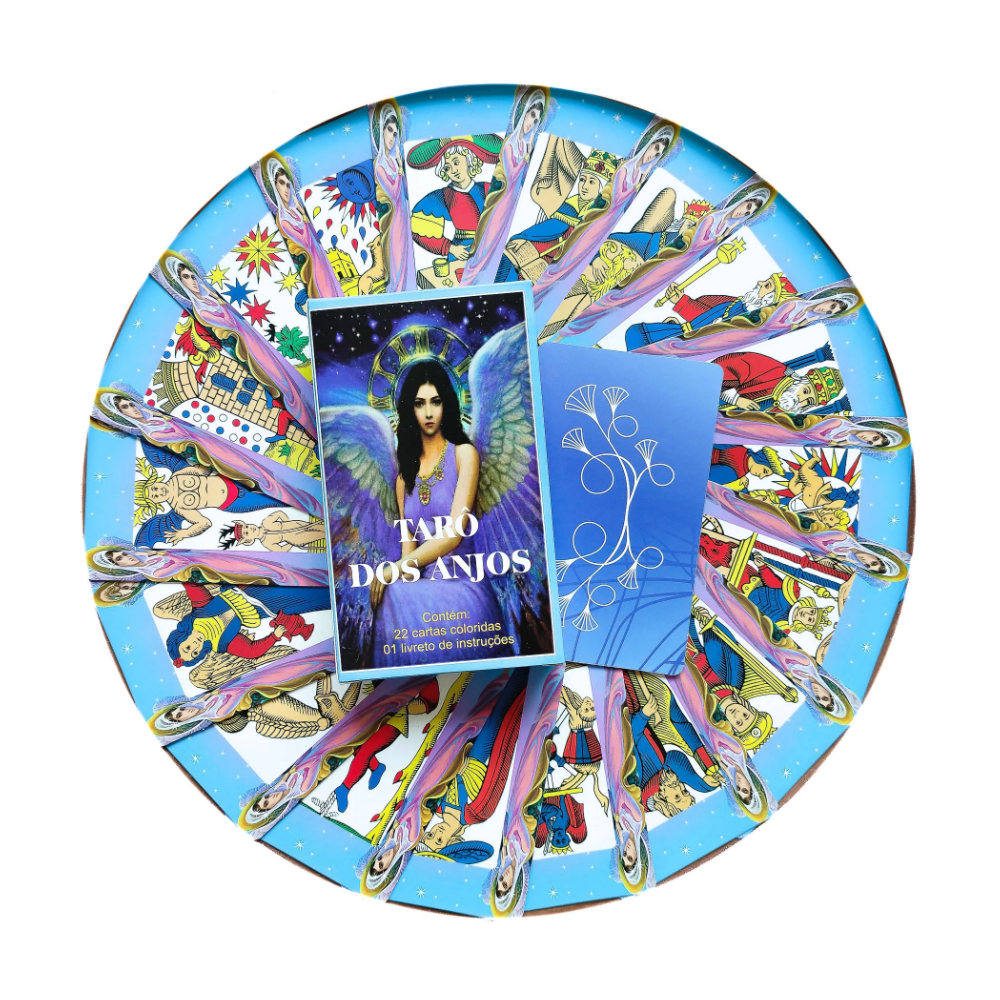 Baralho Tarô Dos Anjos C/ 22 Cartas Arcanos Maiores + Manual - Imagem 2