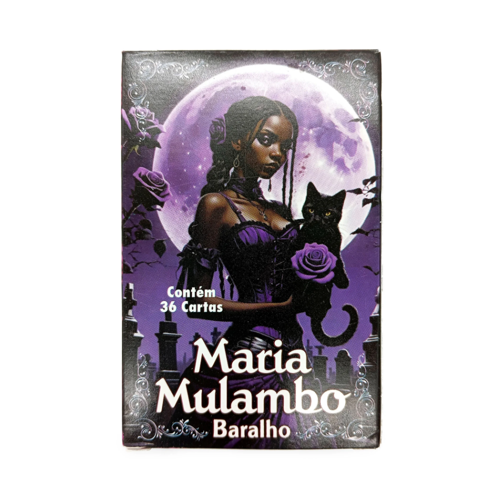 Baralho Tarot Pombagira Maria Mulambo C/ 36 Cartas + Manual