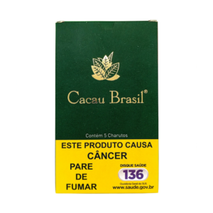 Charuto Cacau Brasil Caixa 5Un Verde Tradicional