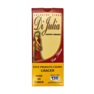 Charuto Fino C/ Piteira Di Julia Cigarrilha Caixa 5Un Tradicional