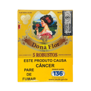 Charuto Nacional Premium Dona Flor Caixa 5Un Robusto