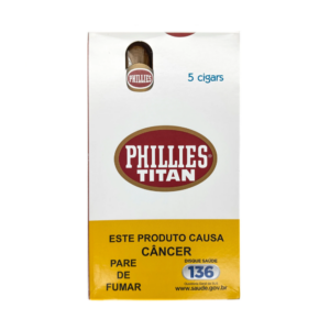 Charuto Phillies Titan Caixa 5Un Natural