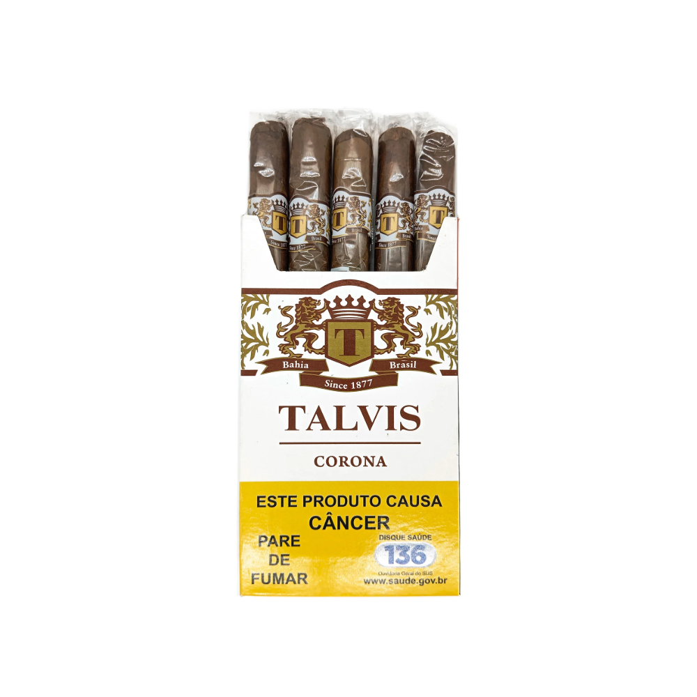Charuto Talvis Corona Caixa 5Un Chocolate - Imagem 2