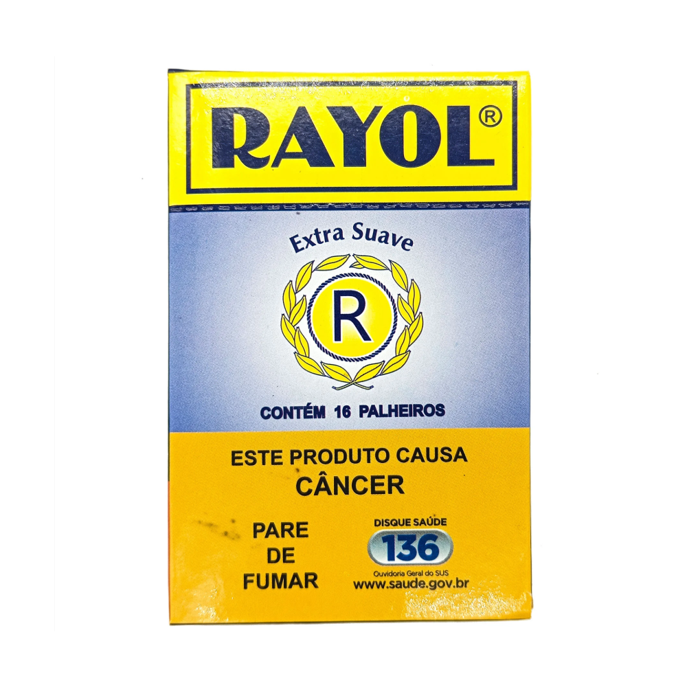 Cigarro De Palha Rayol Palheiro 10Cm Caixa 16Un Extra Suave