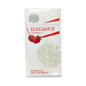 Cigarro Extra Fino Elegance Cigarettes Slim 20Un Morango