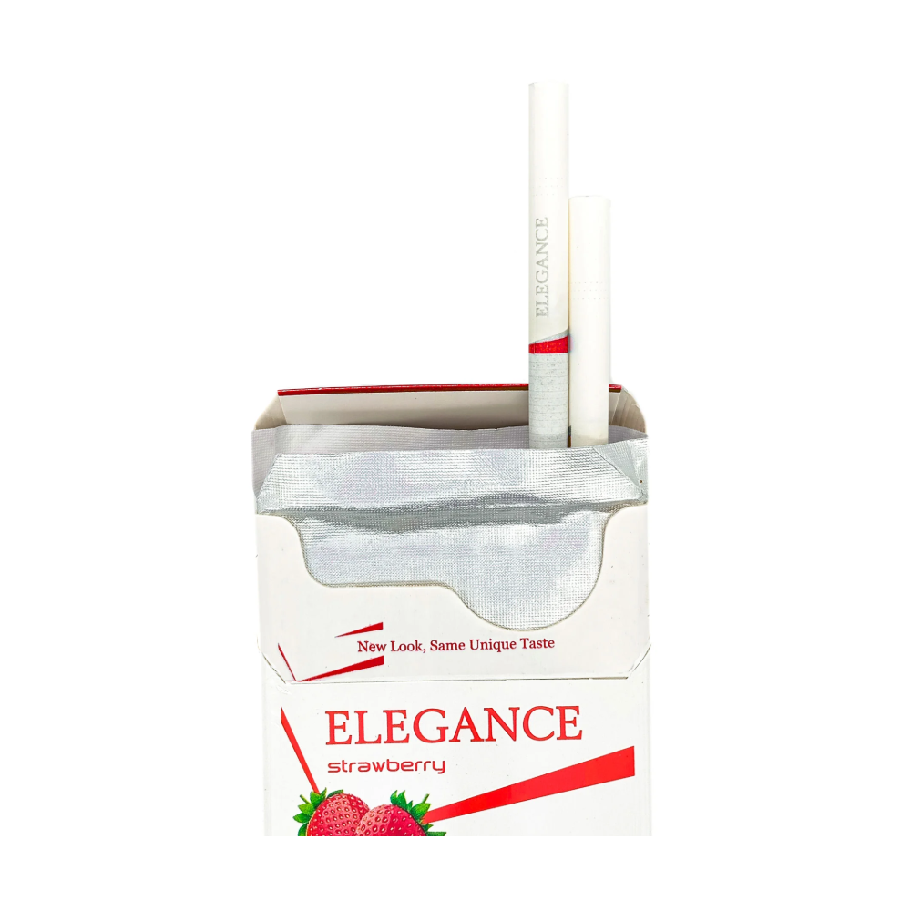 Cigarro Extra Fino Elegance Cigarettes Slim 20Un Morango - Imagem 2