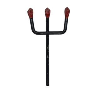 Garfo Tridente Preto Exú Ativo 9Cm Ferro Ferragem