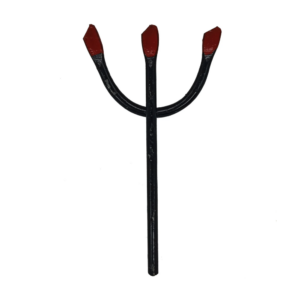 Garfo Tridente Preto Pombogira Receptivo 9Cm Ferro Ferragem