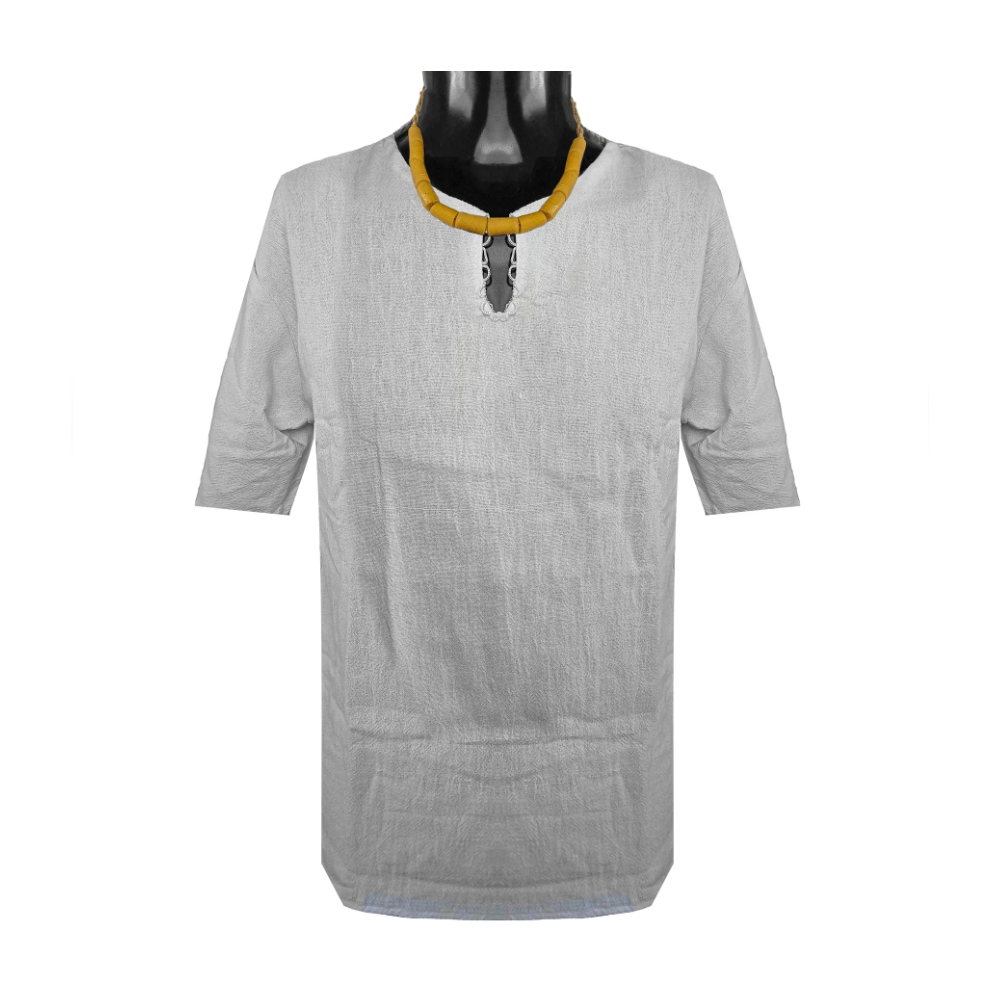 Guia Africana Colar Monjolo De Coral Natural Amarelo - Imagem 2