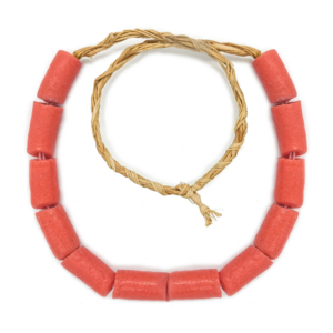 Guia Africana Colar Monjolo De Coral Natural Vermelho