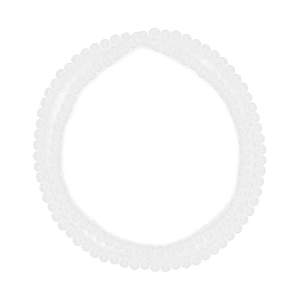 Guia De Porcelana Bolinha Jablonex Branco