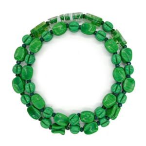 Guia Em Firmas De Murano Candomblé Verde/Incolor M2