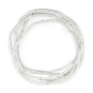 Guia Missanga Incolor Miçanga Transparente (60CM)