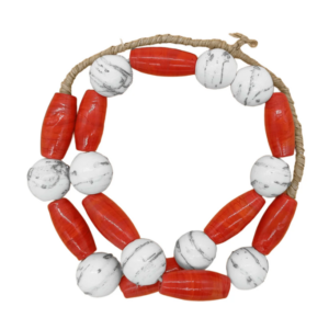 Guia Monjolo Em Firmas De Murano Candomblé Vermelho M1