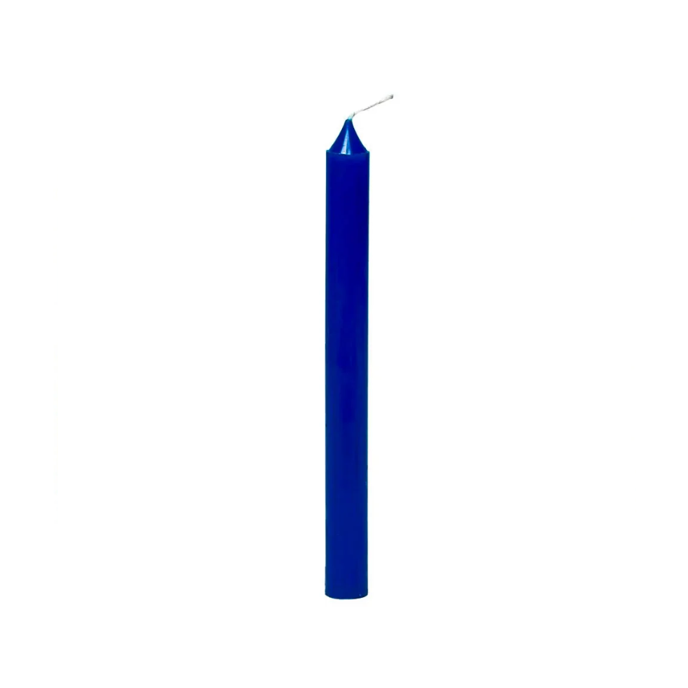 KIT 28 Velas Palito De Parafina 1Kg Azul Marinho - Imagem 2