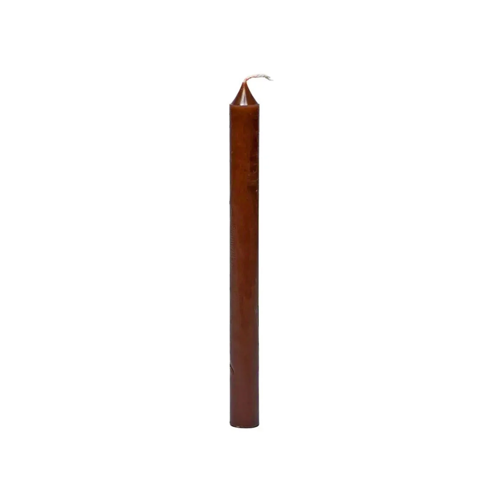 KIT 28 Velas Palito De Parafina 1Kg Marrom - Imagem 2
