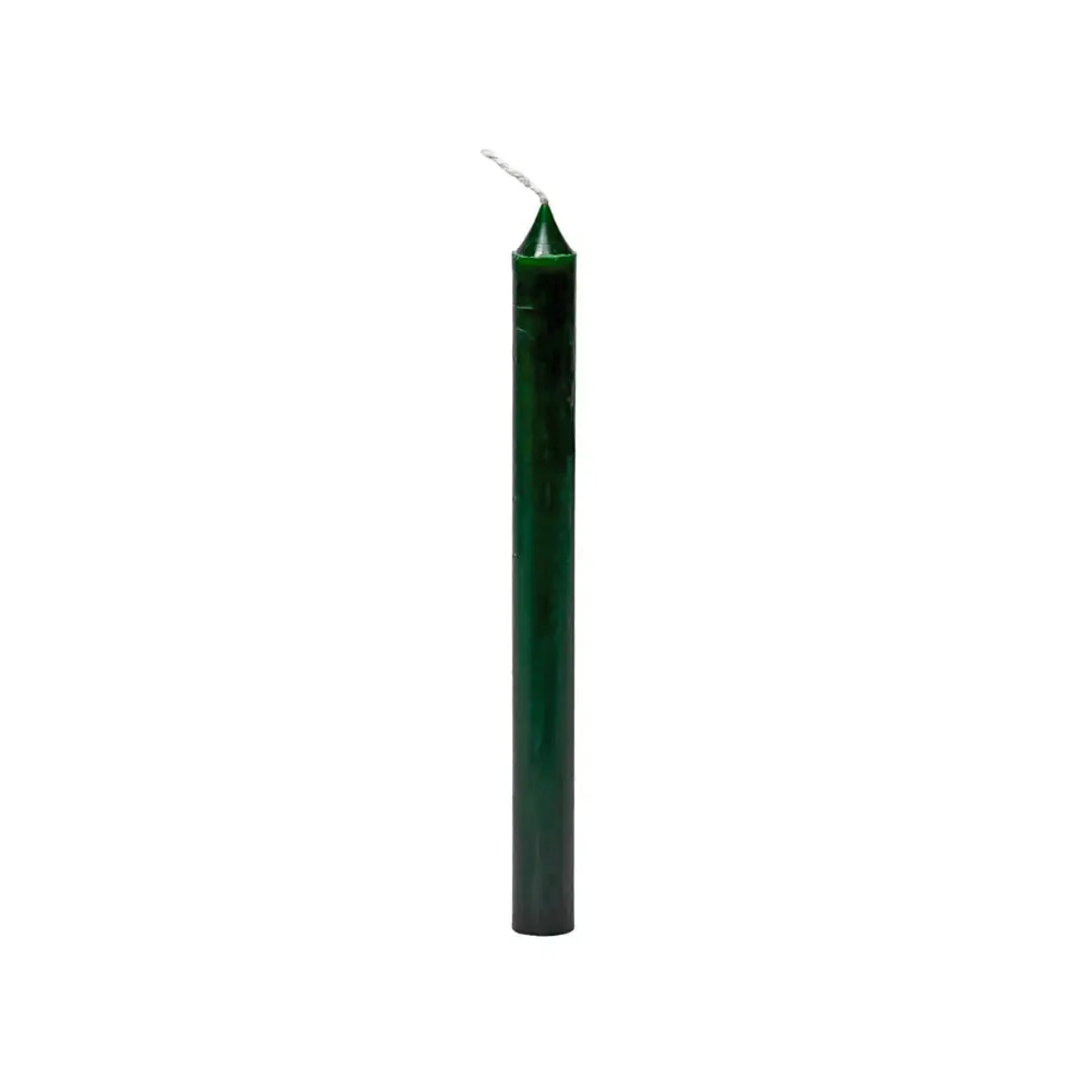 KIT 28 Velas Palito De Parafina 1Kg Verde - Imagem 2