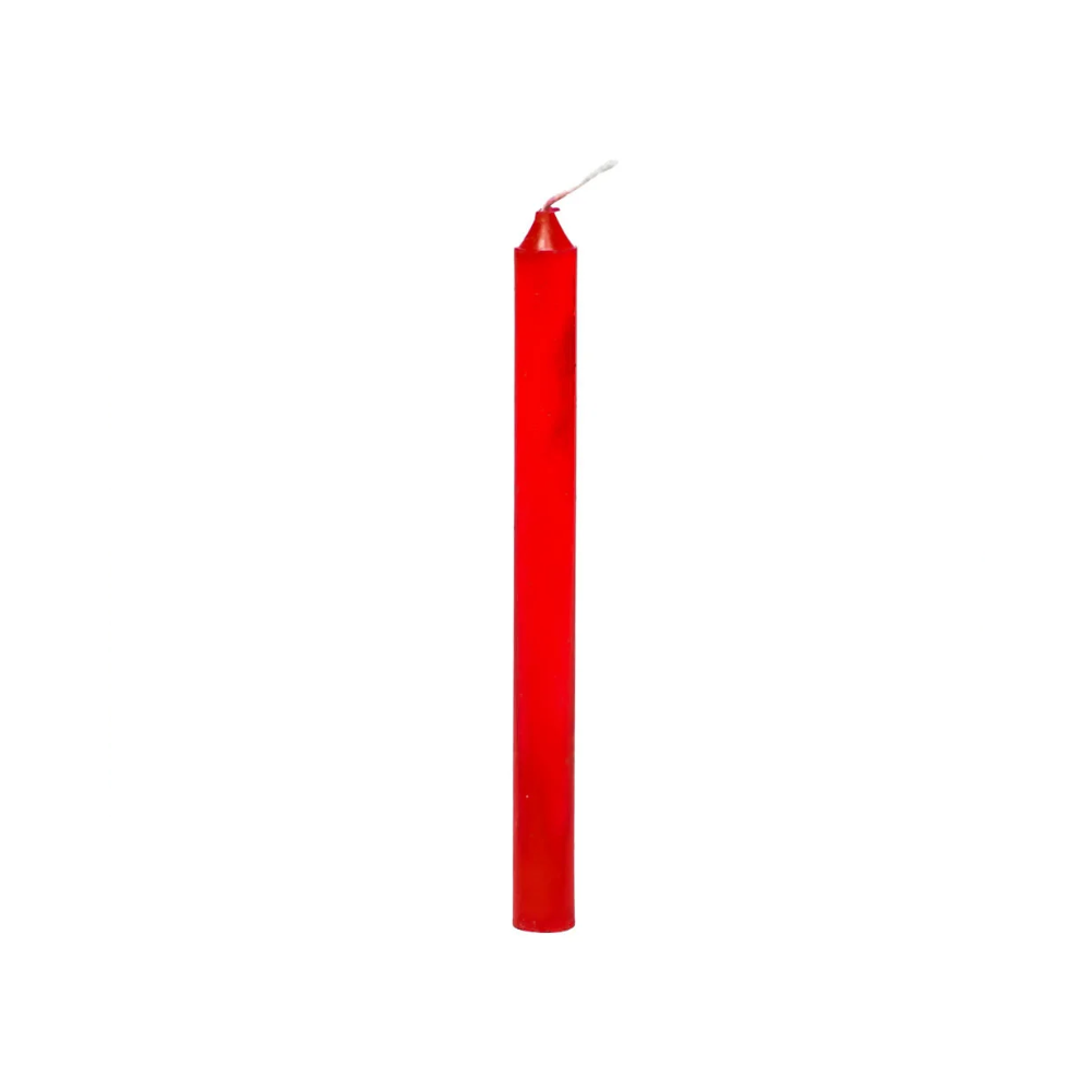 KIT 28 Velas Palito De Parafina 1Kg Vermelho - Imagem 2