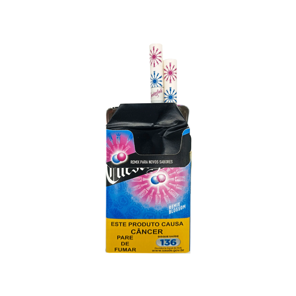 Maço Cigarro Chesterfield Remix Blossom Frutas Vermelhas 20Un - Imagem 2