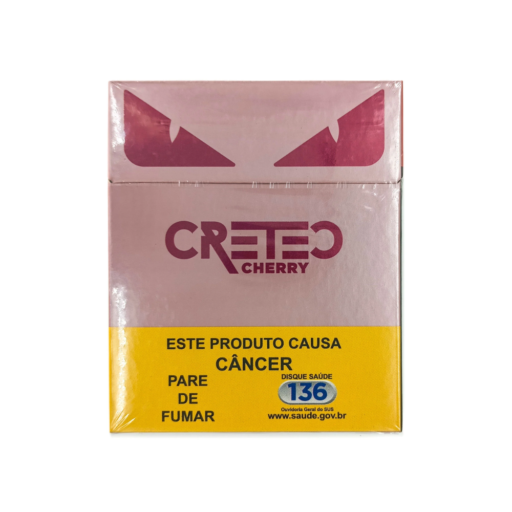 Maço Cigarro Cretec 20Un Rosa Cherry Cereja