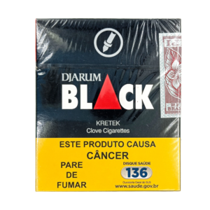 Maço Cigarro Djarum Black Vermelho Cravo 20Un