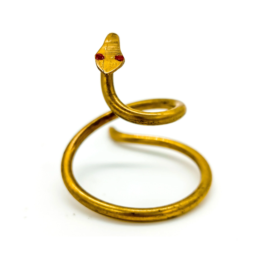 Mini Cobra Dourada Ferramenta P/ Assentamento Oxumaré Ewá