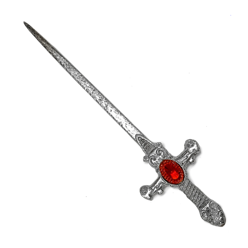 Mini Espada Punhal Dourado Cigano Longo C/ Cristal P/ Assentamento (cópia)