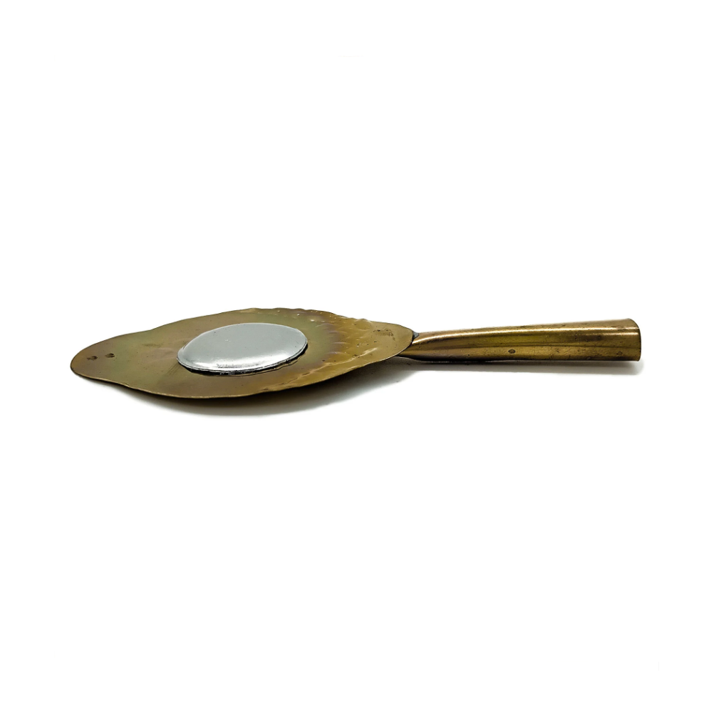 Mini Espelho Abebe Dourado Ferramenta P/ Assentamento - Imagem 2