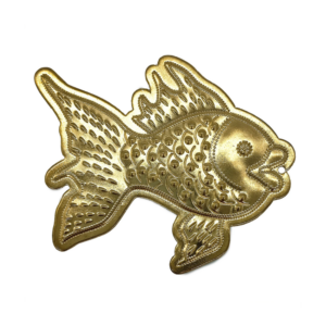 Mini Peixe Dourado De Metal Ferramenta P/ Assentamento Oxum