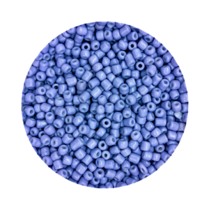 Pacote 100G Conta De Missanga Leitosa Azul Claro