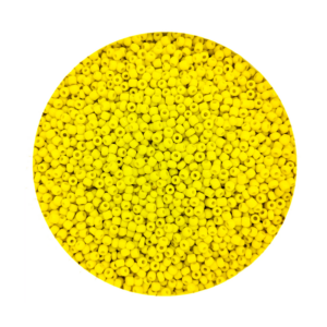 Pacote 100G Conta De Missanguinha Leitosa Amarelo