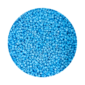 Pacote 100G Conta De Missanguinha Leitosa Azul