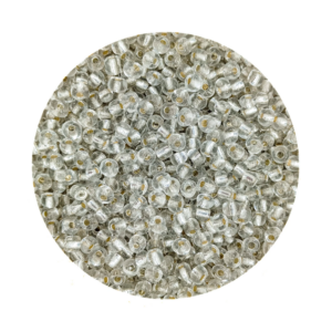 Pacote 500G Conta De Missanga Transparente Incolor