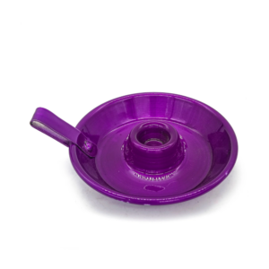 Suporte p/ Vela Palito Castiçal Em Alumínio Roxo Porta Vela C/ Alça