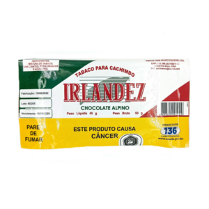 Tabaco Fumo Irlandez Para Cachimbo 45G Chocolate Alpino