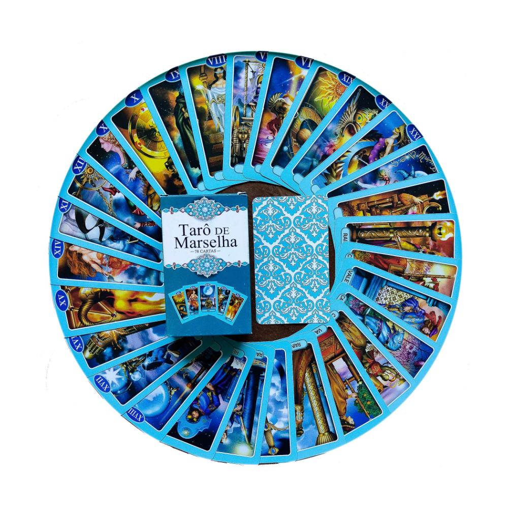 Tarot Baralho De Marselha Com 78 Cartas + Manual - Imagem 2