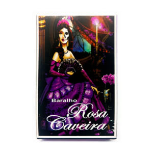 Tarot Baralho De Rosa Caveira Com 36 Cartas + Manual