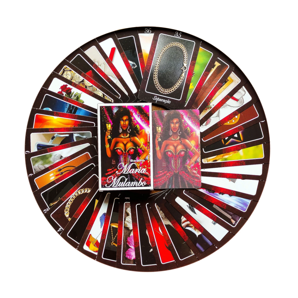 Tarot Baralho Maria Mulambo Com 36 Cartas + Manual - Imagem 2