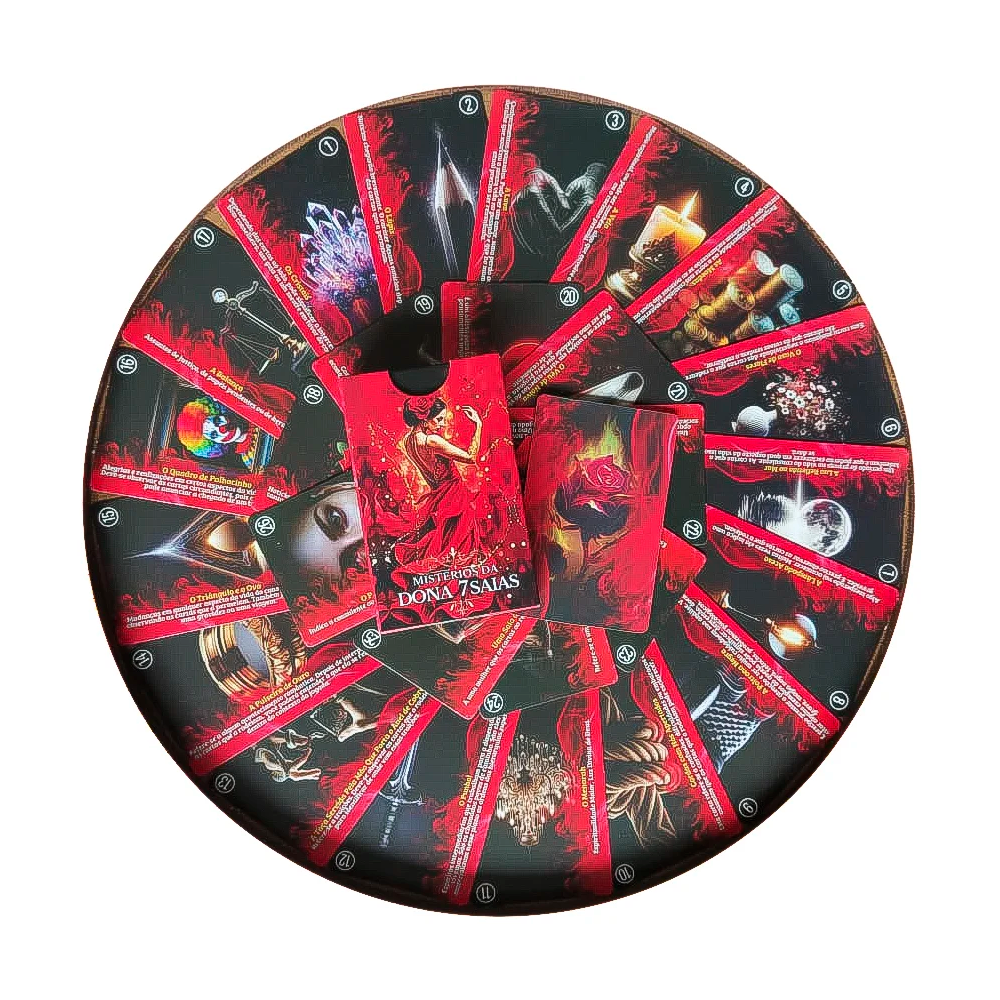 Tarot Baralho Mistérios da Dona Sete 7 Saias 36 Cartas Explicativas - Imagem 2