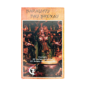 Tarot Grande Baralho Das Bruxas Com 22 Cartas + Manual