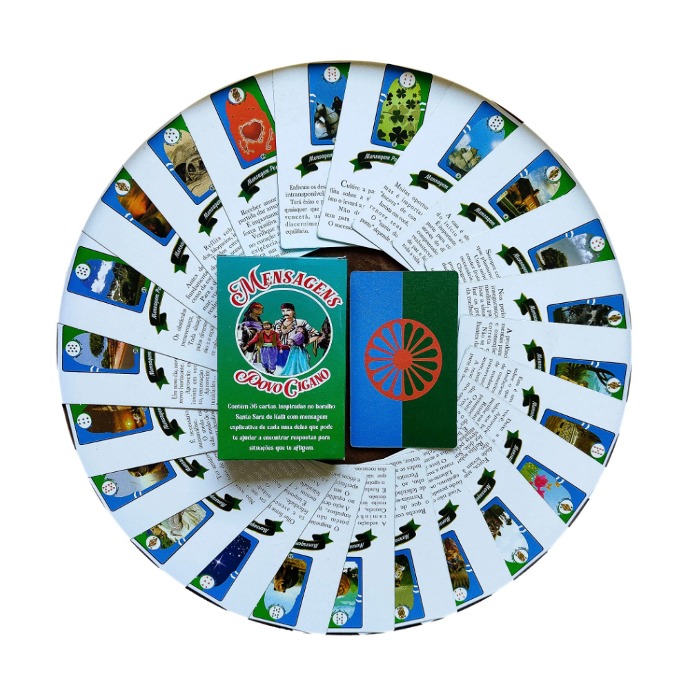Tarot Mensagens Do Povo Cigano 36 Cartas Explicativas - Imagem 2