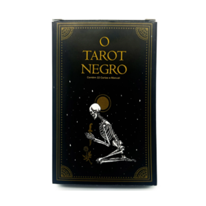 Tarot Negro Com 22 Cartas + Manual